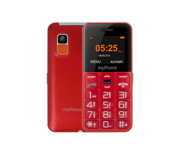 MYPHONE Halo EASY Red - 373255 - zdjęcie